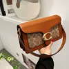 Winkel Groothandel Designer Tassen Schoudertas Damestas Nieuwe Wijn Enkele Schouder Crossbody Handtas Envelop Onderarm Gedrukt Klein Vierkant