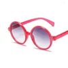 Sunglasses Nieuwe Ronde Kinderen Zonnebril Jongens Meisjes Vintage Uv-bescherming Classic Eyewear UV400