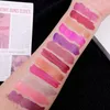 Lip Gloss 12 Colors Metallic Glitter Liquid Lipsticks Long Lasting Not Fading Non-Stick Cup Shimmer Matte Metal Makeup Cosmetics