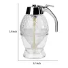 Bar Tools Japanese Style Honey Jug Honey Jar Squeeze Bottle Sharp Spout Honey Bottle Acrylic Honey Jam Press Dispenser 240322