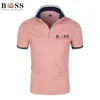 2023 NOWOŚĆ LETNE WYSOKIEJ WYSOKIEJ WYSOKIEJ Koszulka Polo High End Busin Casual Polo Neck Short Surteve Fi Golf Classic Logo E9tv#