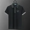 Mens Red Polo Designer Man Man Fashion Horse T-Shirts Men de golf Casual Golf Summer Polos 2024 Top de qualité Pure Cotton High Street Trend Tees Asian Taille M- 356