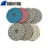 Tang shdiatool 7pcs/set dia100mm乾燥ダイヤモンドフレキシブル研磨パッド4インチ石。