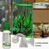 Equipment Aquatics Co2 Drop Checker Solution Fish Tank Diffuse Glass Drop Checking Aquarium Tank Transparent Drop Checker Monitor Kit