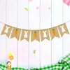 Party Decoration Easter Bunting Garland Banner Flower Garlands Decor Linen For Swallowtail