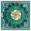 Pobing Jedwabny szalik Kobiety duże szale Metk Łańcuchowe nadruk Square Bandana Luksusowy chusteczka hidżab szalik żeńskie kobiety 130 cm 240321