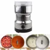 Tools Free_on Multifunctional EU Plug 150W Coffee Grinder Stainless Electric Herbs/Spices/Nuts/Grains/Coffee Bean Grinding