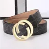 women belt designer men G belt black and white Solid color leather GGbelt Gold buckle Fashion trend jeans skirt decoration 326 HGL