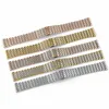 12131416182022MM Butterfly Buckle Watch Band Band Strap Stainless Steel Watchled Bracelet Women Gen with tool pins استبدال 240311