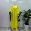 Ubranie etniczne 2024 Afrykańskie sukienki afrykańskie w dużych rozmiarach dla kobiet tradycyjne haftan kaftan sukienka muzułmańska szata femme ubrania maxi