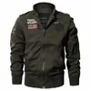 Neue Frühjahr Militärischen Stil Pilotenjacke Multi-Pocket Männer Taktische Fliegerjacke Herbst US Air Force Motorrad Outwear Cott Y78l #