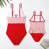 Designer Bikini European och American New Parent-Child Triangle One-Piece Sexig baddräkt Bikini