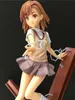 Anime Manga Toaru Majutsu Sem Índice Railgun Misaka Mikoto Anime Figura Figuras de Ação Pvc Sexy Girl Modelo Colecionável Brinquedos Ornamentos Desktop yq240325