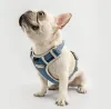 Harnais Tuff Hound Harnais pour Chien, Collier de Gilet pour Animaux de Compagnie Facile à Enfiler, Laisse pour Chien en Nylon épais antidérapant sans enchevêtrement à 360 ° avec réfléchissant de Nuit