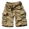 Men's Shorts Mens Shorts Summer multi pocket camouflage mens shorts casual loose camouflage knee length mens cargo shorts with S-3XL 24325