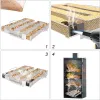 Reti Generatore di fumo freddo per barbecue Grill Scatola per fumatori di trucioli di legno Polvere di legno Fumare caldo e freddo Carne Cottura Strumenti per barbecue in acciaio inossidabile