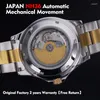 Zegarstka Yelang Men's Womenwwatch Japan NH36 Ruch Luminous Mechanical Watches 100m Wodoodporny Azamant Pierścień Zegarek ELOJ A70