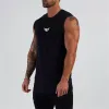 summer Compri Gym Tank Top Men Cott Bodybuilding Fitn Sleevel T Shirt Workout Clothing Mens Sportswear Muscle Vests 08s6#