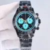 Day Tona AAAAA 5A品質1：1 SuperClone Watches 40mm Black En Limited Edition Men Automatic Mechanical Chronograph 7750 Sapphire Glass with Green Box Jason007