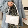 Bolso de hombro cruzado de cuero PU con patrón de piedra para mujer, bolsos pequeños y monederos de moda de lujo 2024, cadena