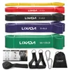 LIXADA 3/5 PCS Resistance Bands Set Pull Up Loop Bands Home Gym Workout Apport Stretch Bands With Handtag Hooks Fitness Kit 240322