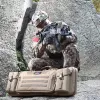 Sacs 36 pouces de fusil tactique sac à dos armée double pistolet sac de transport avec bandoulière pour chasse à la chasse militaire de chasse extérieure protection