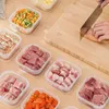 Aufbewahrungsflaschen, Kühlschrank, gefrorenes Fleisch, Unterverpackung, Frischhaltebox, Gefrierschrank, Küche, Untergitter, Zubereitung, versiegelte Boxen in Lebensmittelqualität