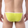 Onderbroek Sexy Mannen Ondergoed Slips Mesh Ademend Bikini Mannelijke Slipje Cueca Gay Tanga Pouch Slip Homme Calzoncillos 5017