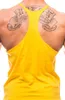 brand Casual Clothing Bodybuilding Tank Top Men Gym Fitn Vest Singlet Sleevel Shirt Solid Cott Muscle Sports Undershirt e38F#