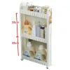 Support de rangement à espace Ultra étroit de 910cm, pour la maison, réfrigérateur, armoire latérale de cuisine, porte automatique, supports d'organisation arrière, support mobile