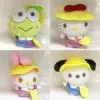 Animaux en peluche Kero Keroppi mélodie mignon petit bonnet jaune jouets en peluche jeux pour enfants décor de chambre compagnon de jeu