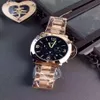 Relógio masculino com moldura de cerâmica profunda SEA-Dweller luminoso de aço inoxidável com cronometragem de seis pinos Watch324P