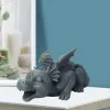 Skulpturen Outdoor Garten Drachen Wasserspiel Figuren Dinosaurier Skulptur Brunnen