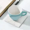 테이블 매트 클래식 아키텍처 그리기 출입구 세라믹 코스터 (정사각형) 컵 패드 커피 플레이트