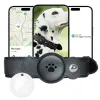 Rastreadores gatos posicionamento rastreador localização em tempo real rastreamento para animais de estimação em tempo real gps rastreador coleira para animais de estimação à prova dwaterproof água bateria longa para cães