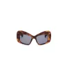 Lunettes de soleil femmes populaires tendance Vintage oeil de chat petit cadre noir lunettes carrées LW40128I mode papillon lunettes de soleil dames lunettes