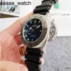 Watch Luxury Panerass 2024 Designer for Mens Mechanical Wristwatch Men Fashion Leather Band Calendar Gentleman L2sy