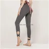 Yoga kıyafetleri hindistancevizi ropamo spor pantolon yüksek bel tozlukları wwomen fitness legging femme eğitimi koşu spor giyim damla dağıtım s dhjj9