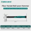 Marteau Ball Peen Hammer forgé à grain fin en acier à tête en acier ergonomique Cusion Cusion Fibre Glass Shock Absorbant Arbre Blacksmith Hammer