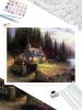 Number CHENISTORY Countryside Landscape DIY Painting By Numbers Home Wall Art Decor Modern Canvas Painting For Gift 40x50cm No Frame