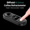 Hushållsskalor Diffluid kaffeskala och R2 Extract Refraktometer Set kaffatillbehör Mät koncentration Kökskala exakt 0,1 g 240322