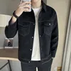 2023 högkvalitativ mocka jacka män busin casual outwear social streetwear bomber jacka lapel vindbrytare kappa män kläder h1jz#