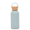plastic herbruikbare drinkbeker met transparant cilinderdeksel om te drinken