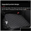 Car Seat Covers Ers Pu Leather Bottom Protectors Pad Mat Cushion For Vehicle Four Season Drop Delivery Mobiles Motorcycles Interio Aut Ot9Bt