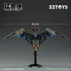 Figury zabawek akcji 52 TOYS BEASTBOX BB-64 Radioheadar Bat Deformation Robot Converting w Mecha i Kostka Figura Kolekcjonowana Prezent T240325