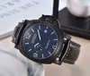 디자이너 시계 Pam 브랜드 시계 최고 오리지널 Panerais Man with Chronograp Sport Waterproof Clock Business Luxury Men 's Wristwatches 스테인리스 스티