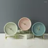 Table Clocks Quartz Desktop Clock Ornaments Fashion Household Use Home Decoration Mute Nordic Alarm Desk Tabletop Bedside Decor