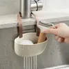 Armazenamento de cozinha banheiro prato dreno cesta água secagem rack acessórios organizador 1 peça