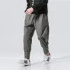 jogger Pants Men Sweatpants Pencil Pants Fi Casual Elastic Waist Trousers Male Harajuku Pants Navy Black X40L#