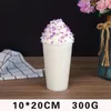 Dekorative Blumen Bubble Teelicht PU-Schaum Display Werbe-Requisiten Fake-Food-Modell 16oz Crushed Nuts Vanilla Strawberry Cream Milk Shake